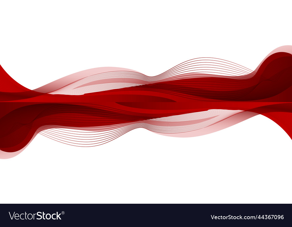 Red curve abstract wave concept design background