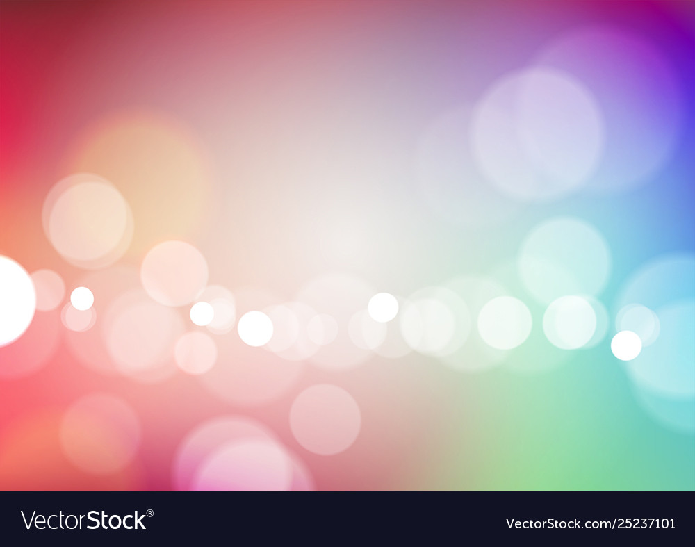 Abstract bokeh light colorful background
