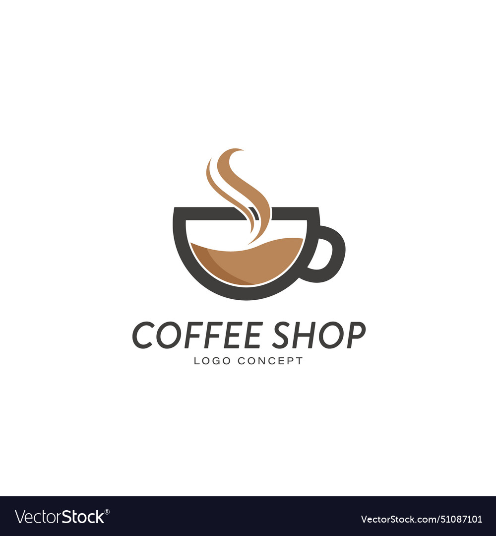 Cafeteria logo icon symbol design Royalty Free Vector Image