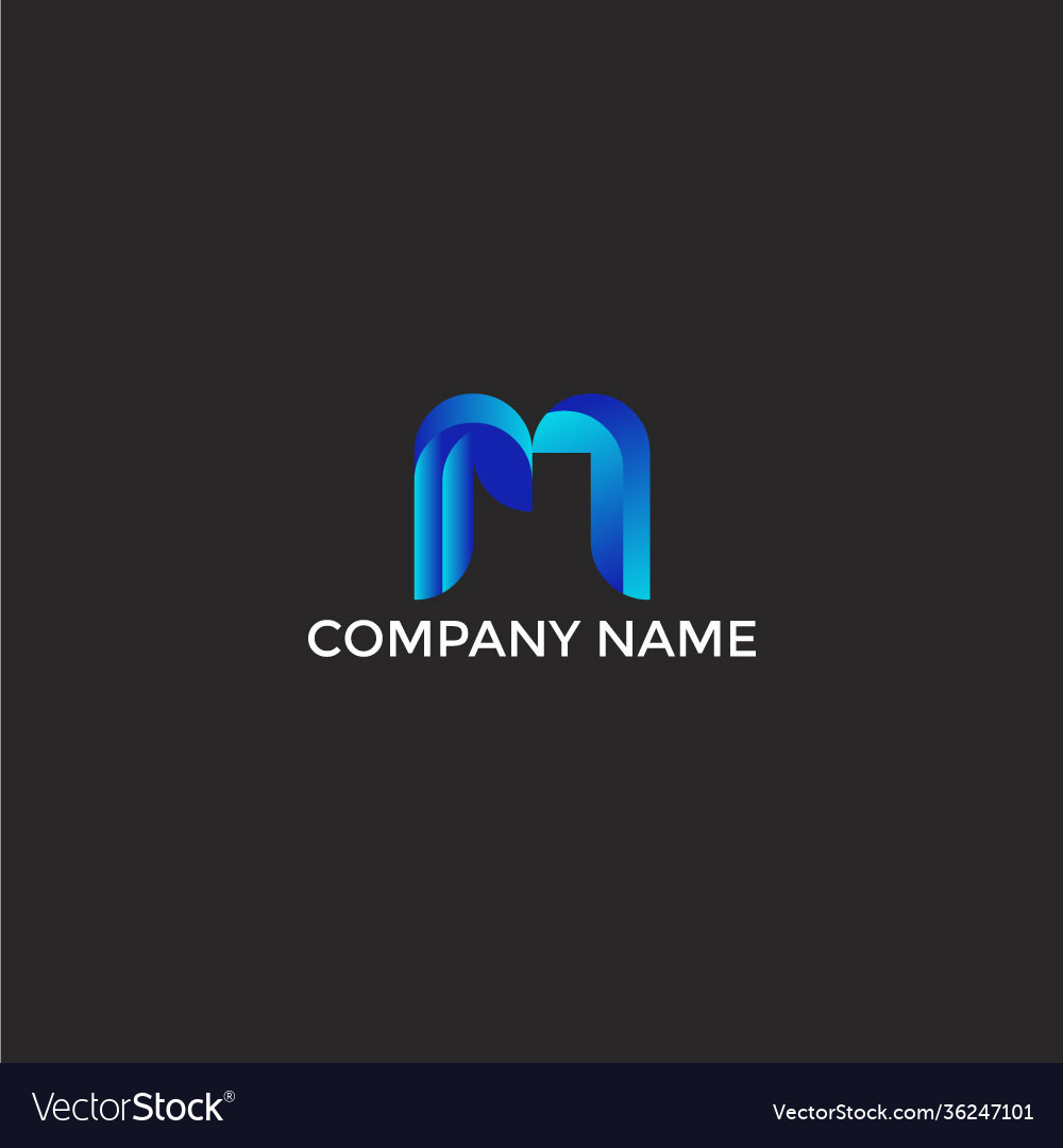 M logo design