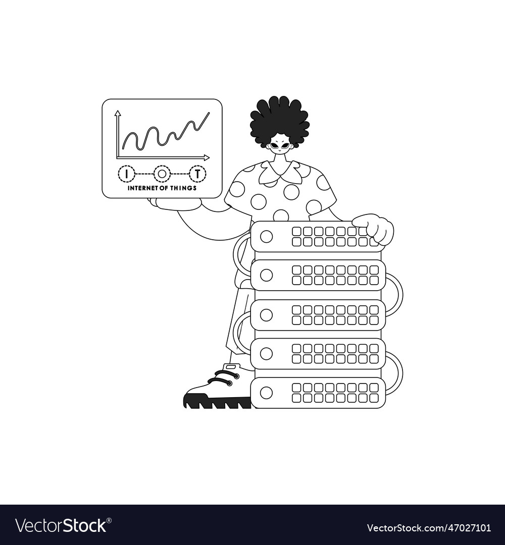 Man and cloud server style for internet of things