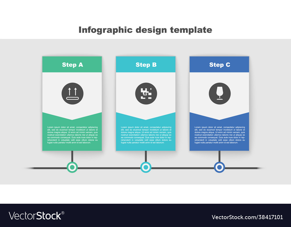 Set temperature wash qr code and fragile broken vector image Set temperature wash qr code and fragile broken