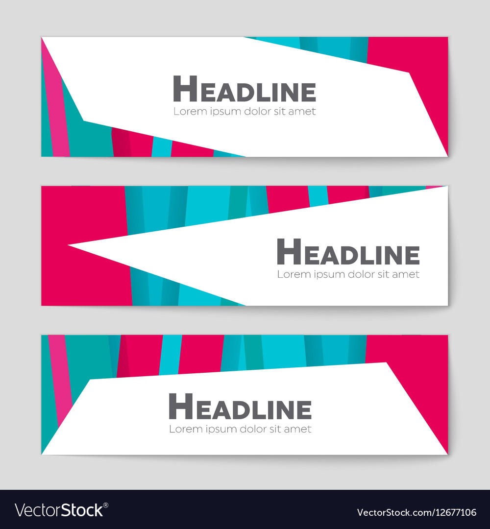Abstract layout background set for art