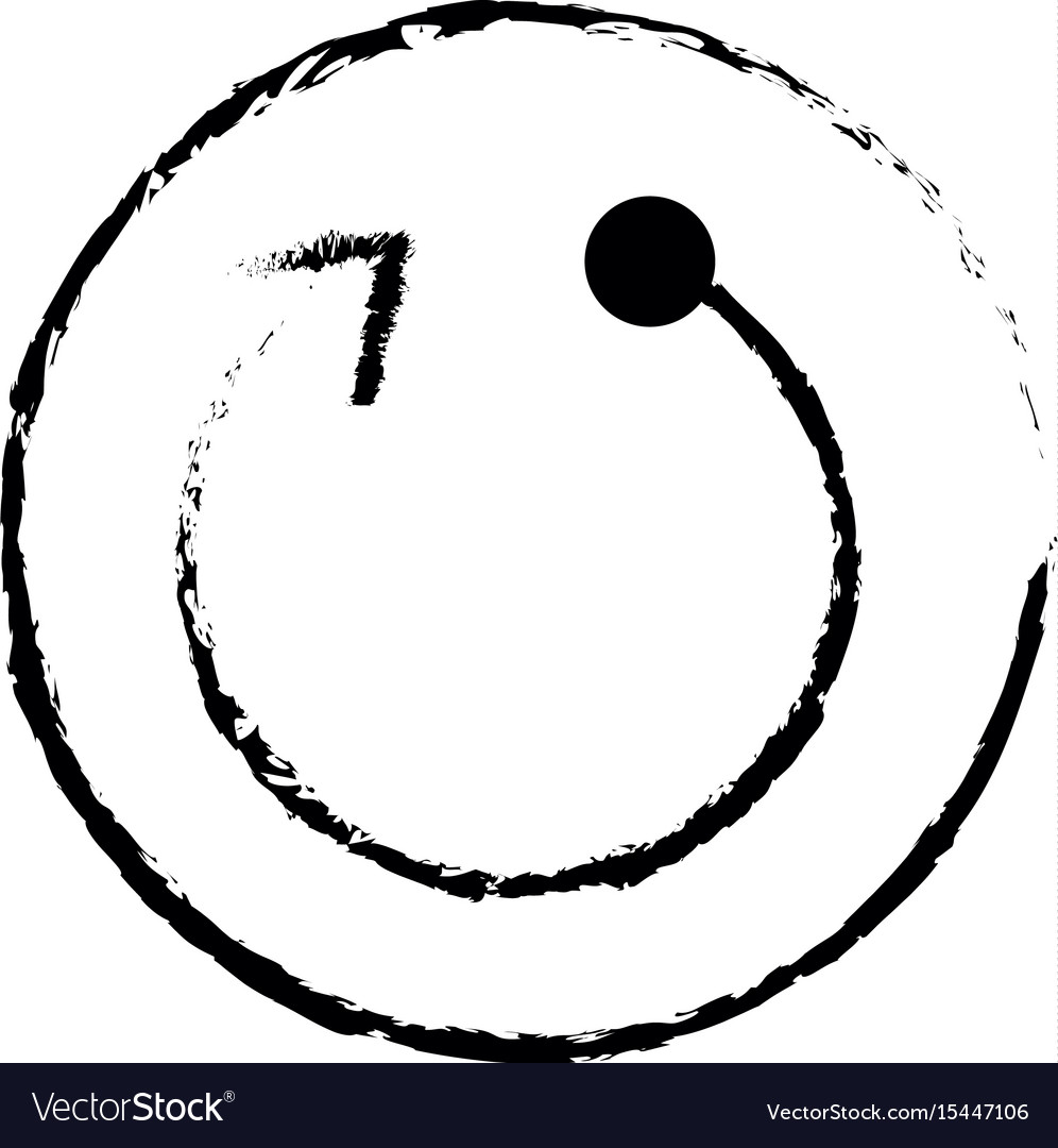 Button with refresh arrow icon