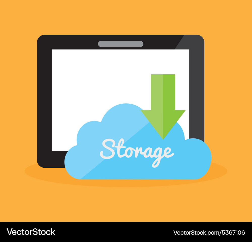 Data storage center Royalty Free Vector Image - VectorStock