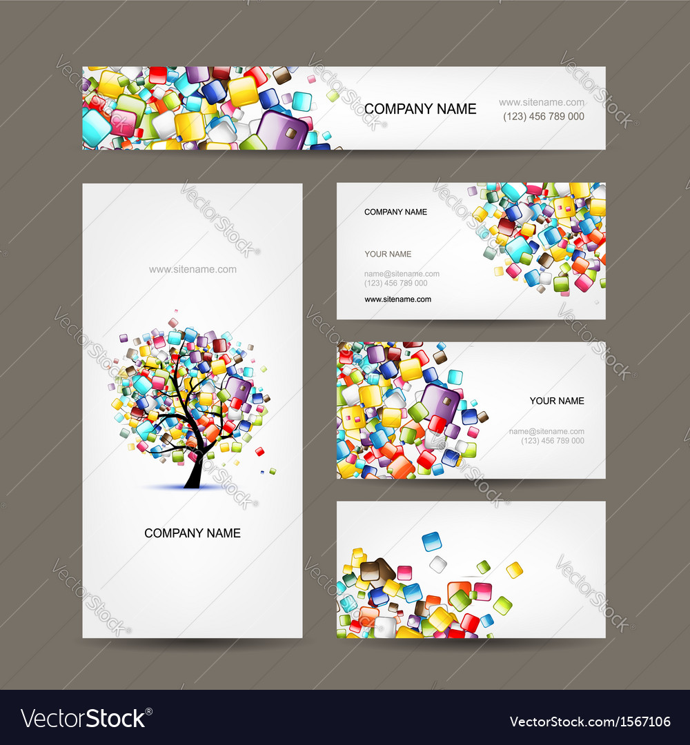 Modern Business Card Collection - Web Tree