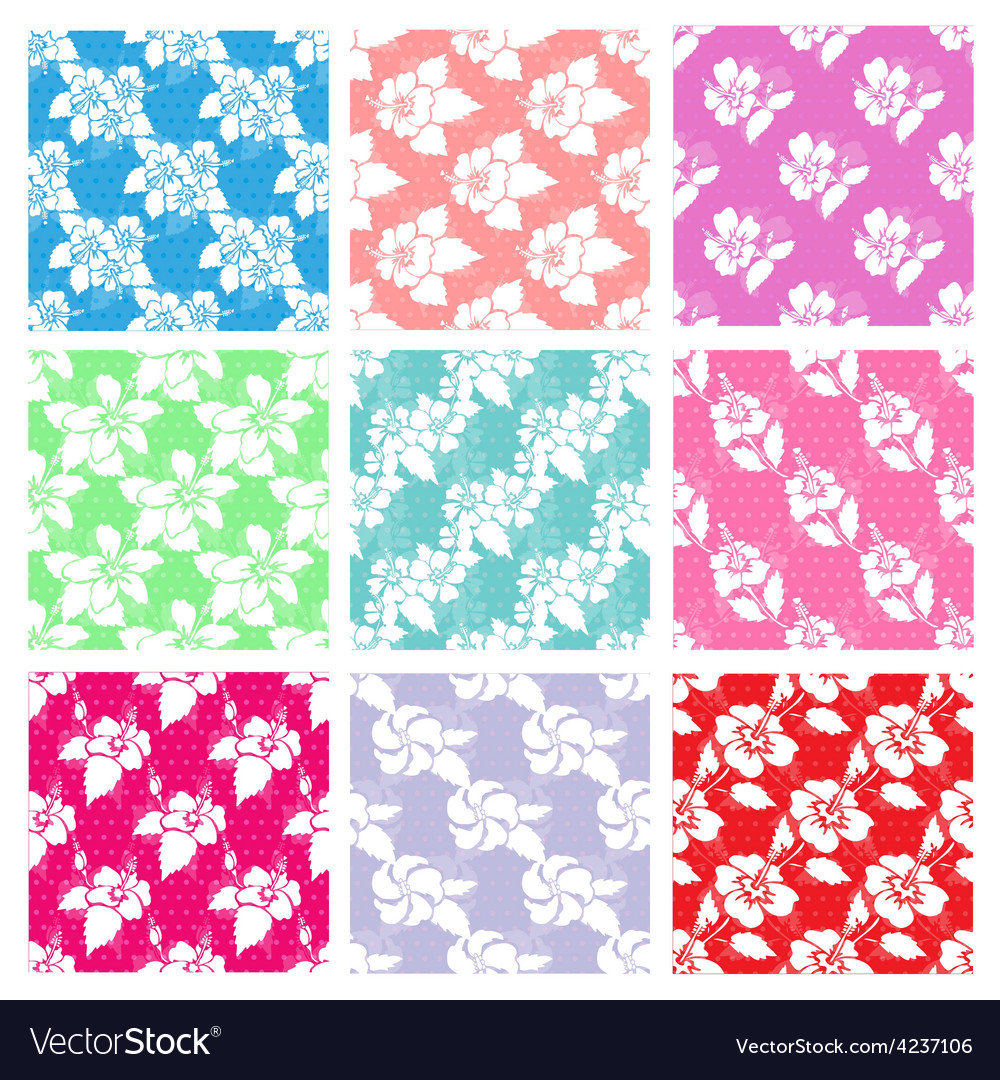 Seamless patterns set