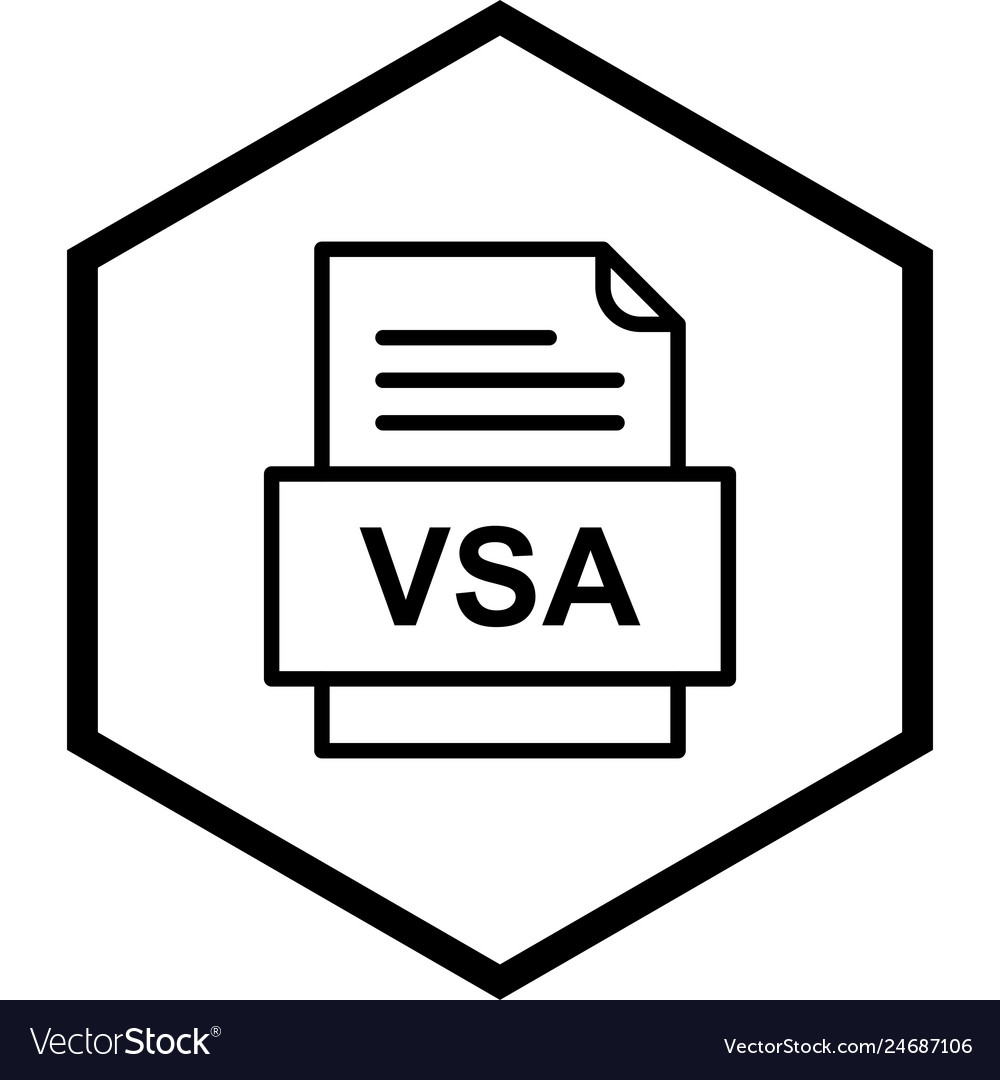 Vsa file document icon