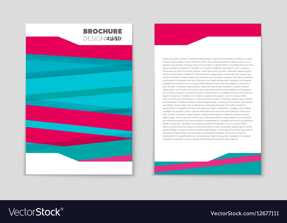 Abstract layout background set for art