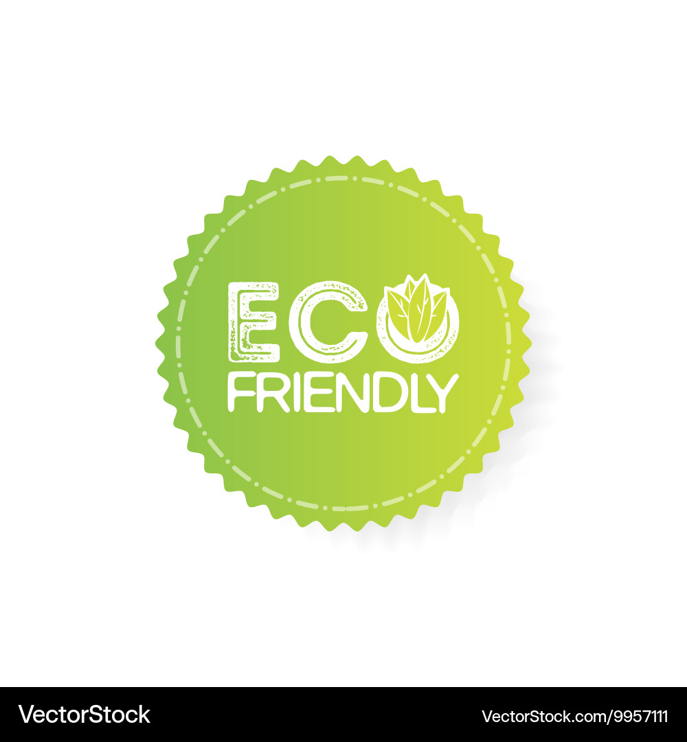 Eco friendly stamp Royalty Free Vector Image - VectorStock