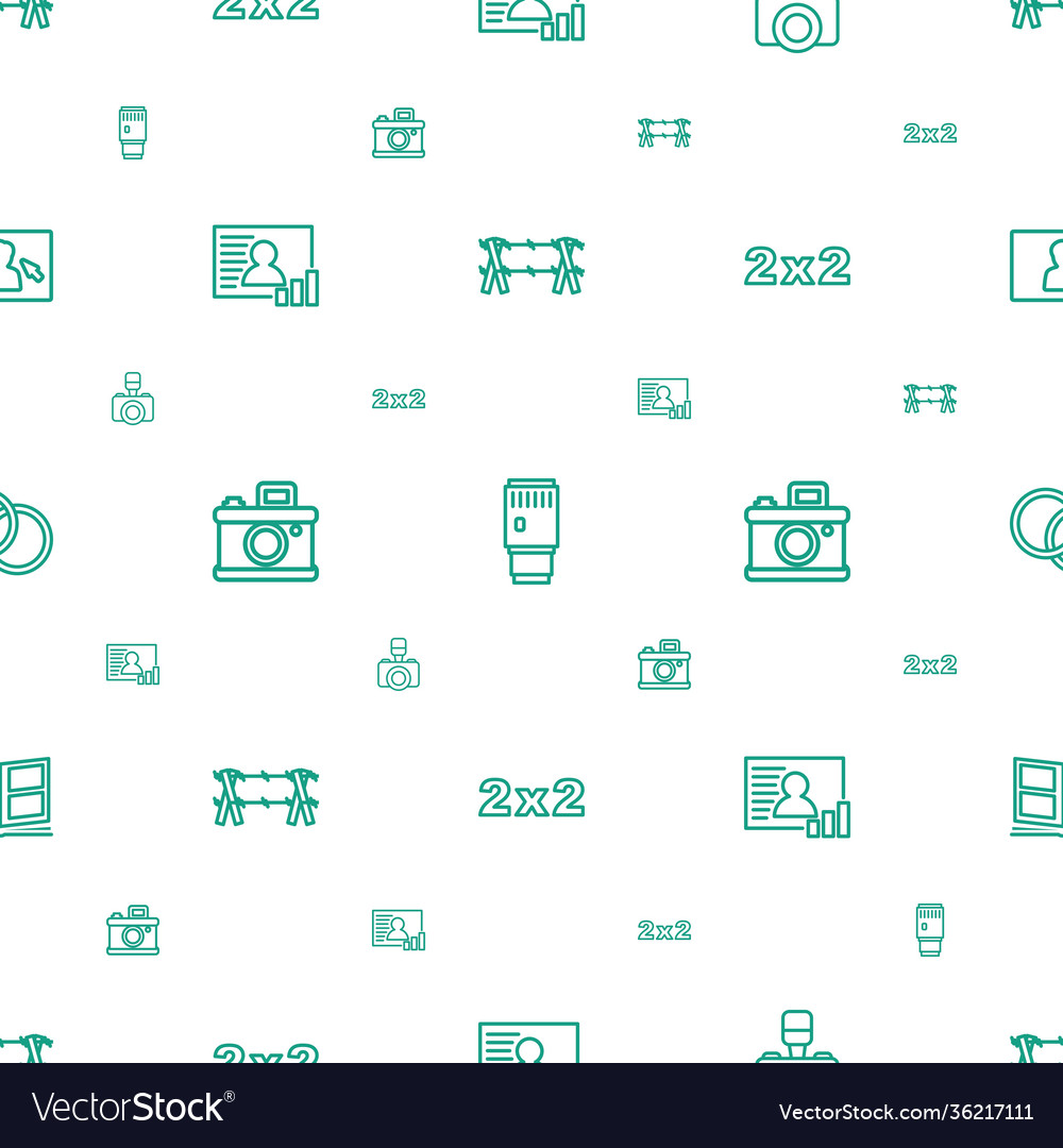 Frame icons pattern seamless white background
