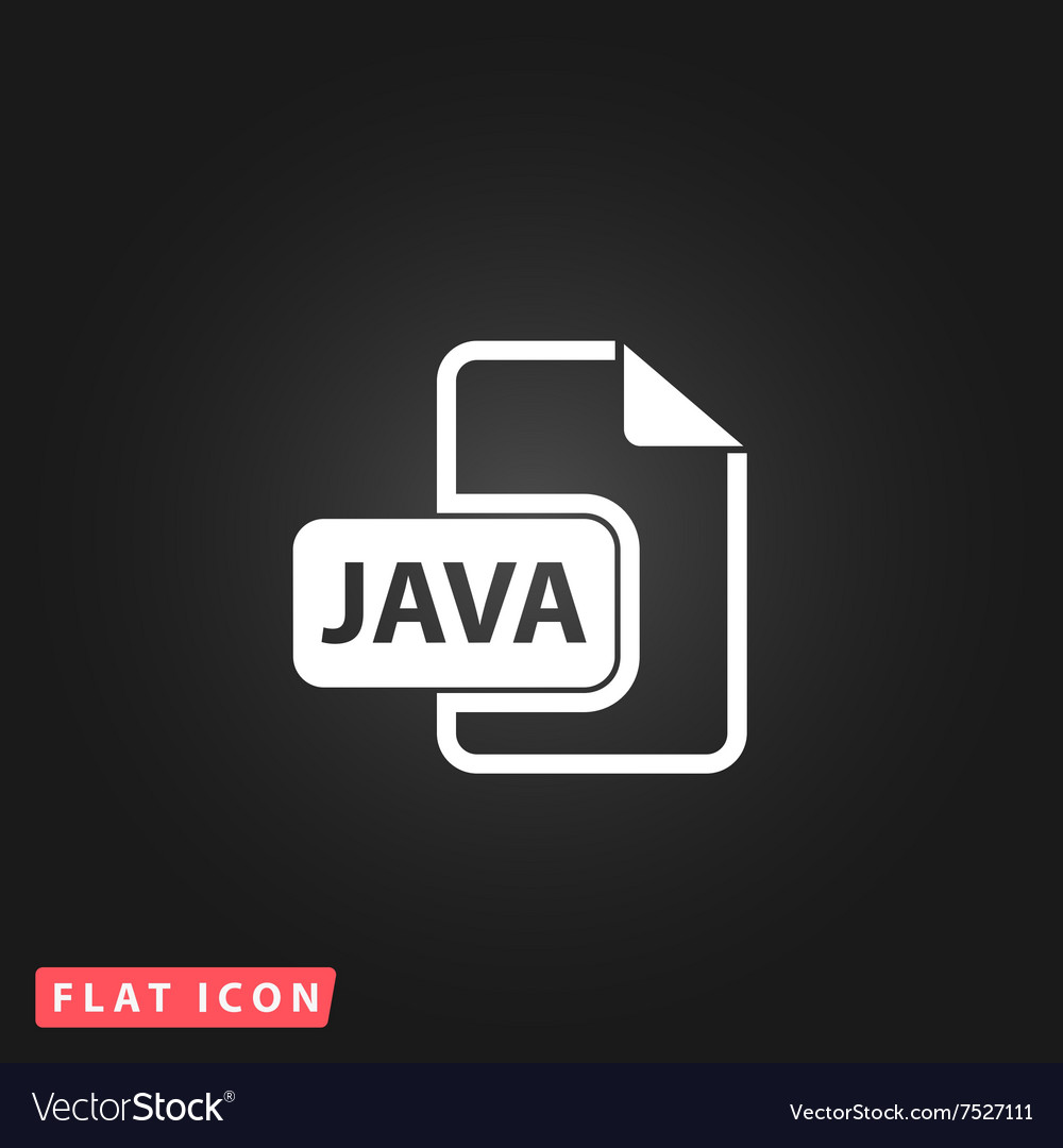 Java development file format flat icon