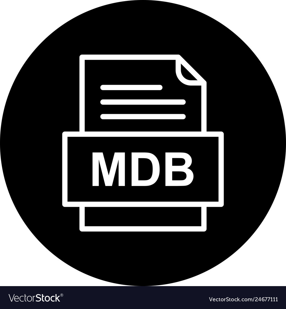 Mdb file document icon