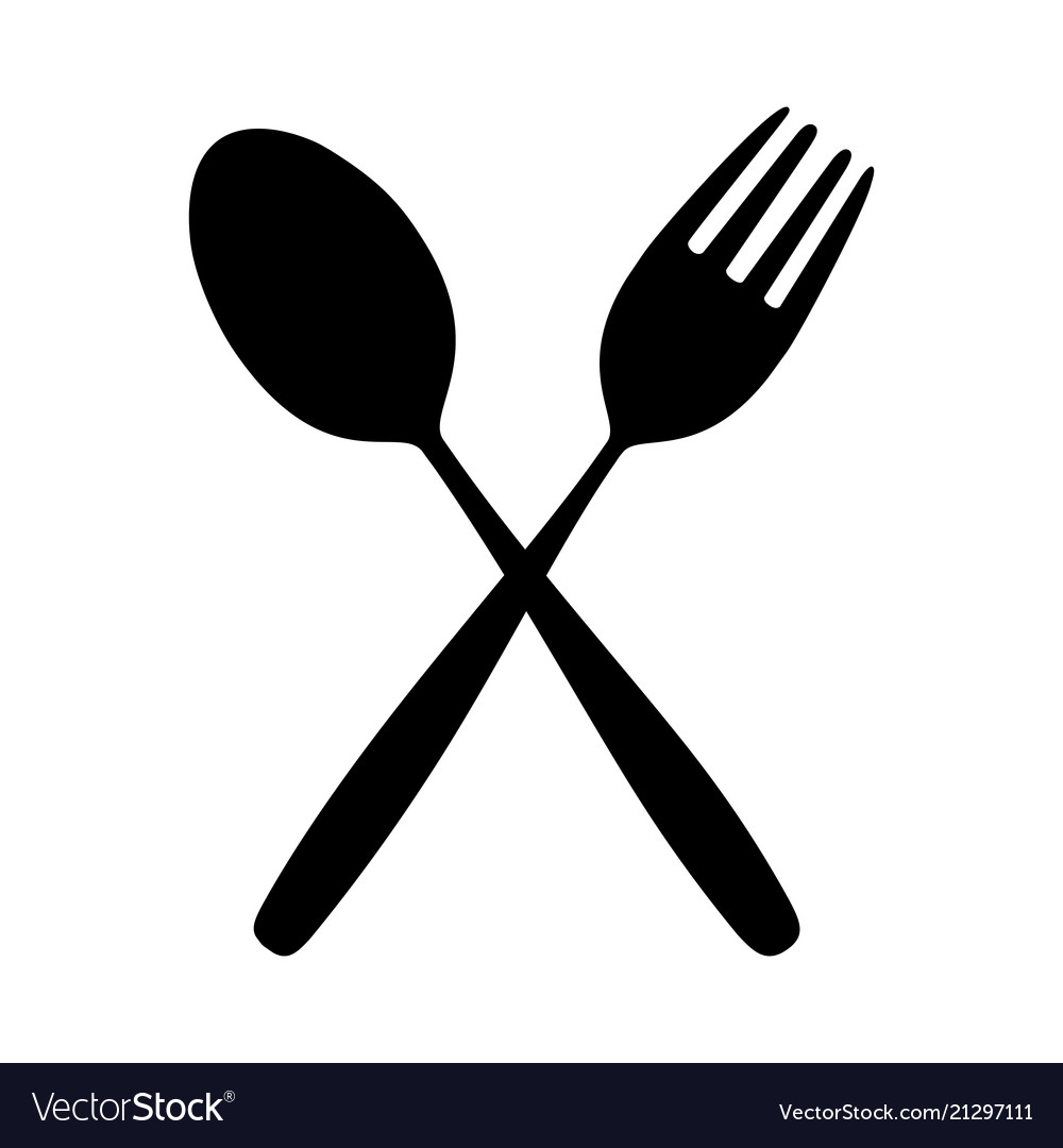 Spoon and Fork Icon - Foodware