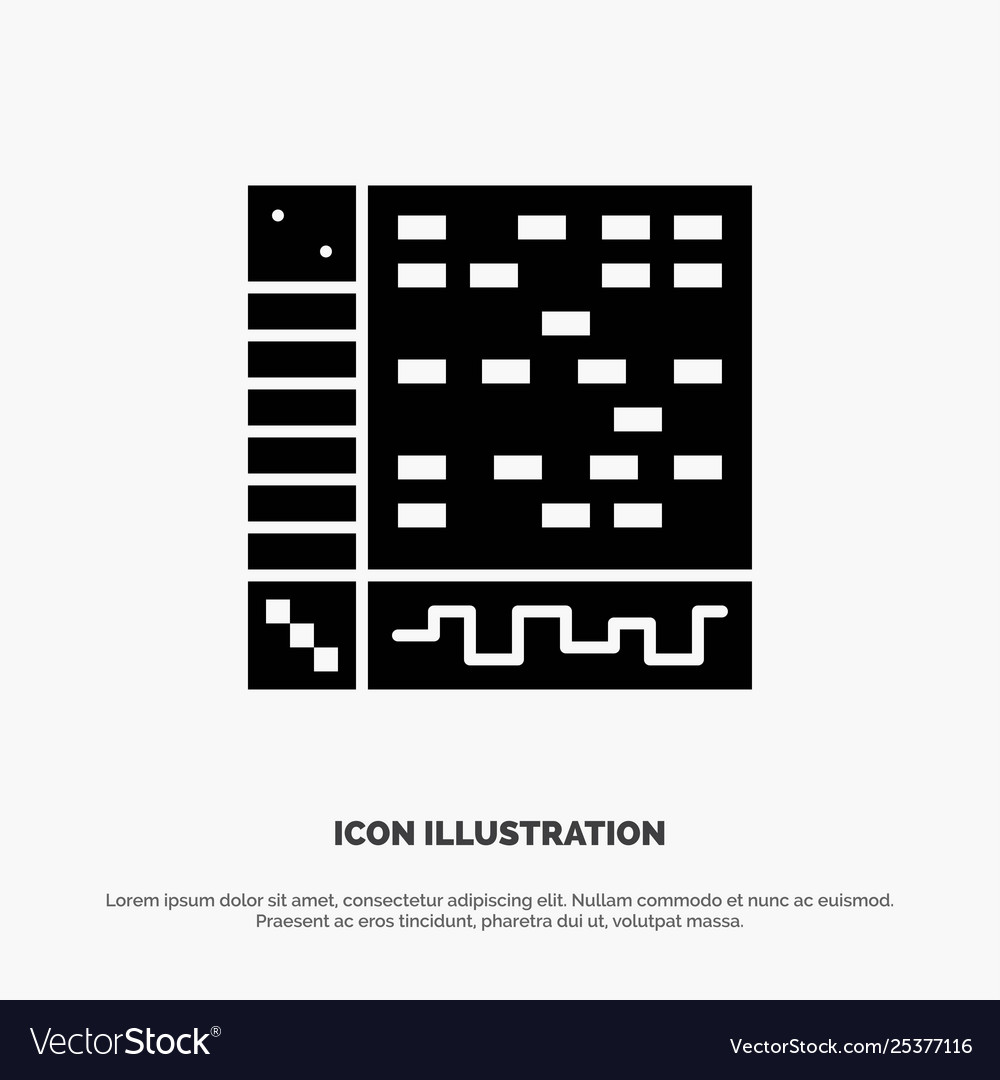 Ableton application audio computer draw solid vector image Ableton application audio computer draw solid