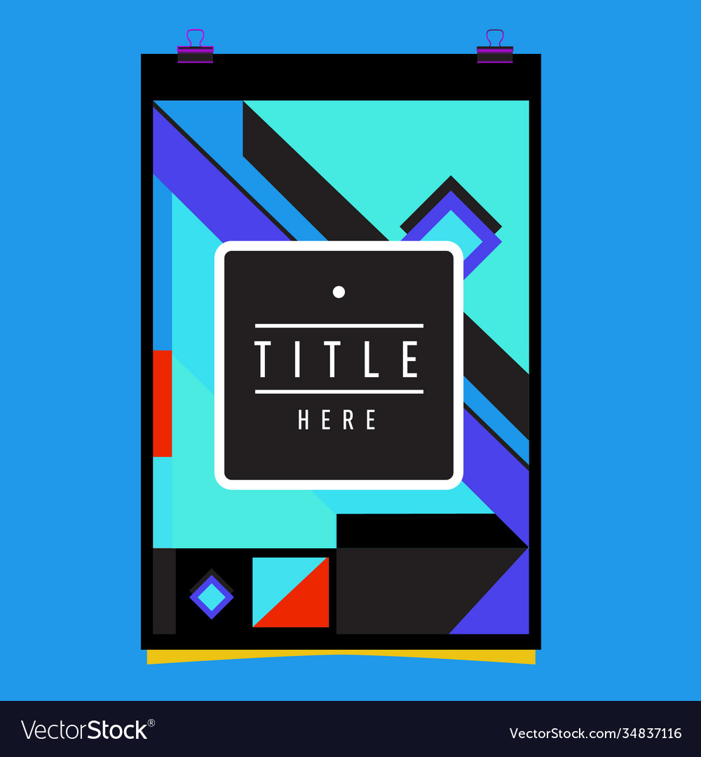 Abstract colorful geometric pattern background