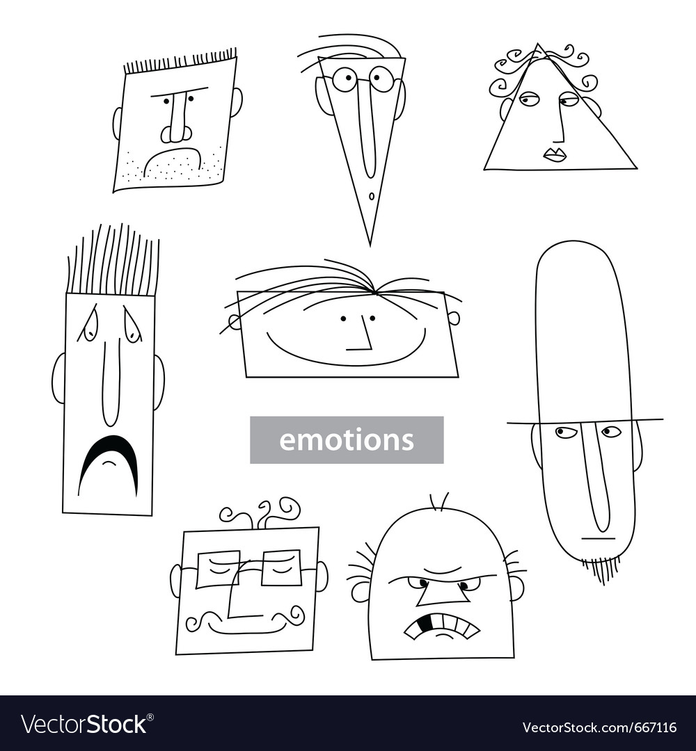 Emotions of different people