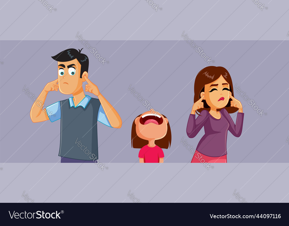 parents-ignoring-their-little-child-screaming-vector-image