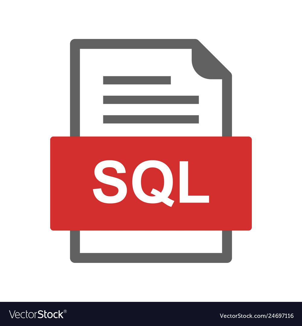 Sql file document icon