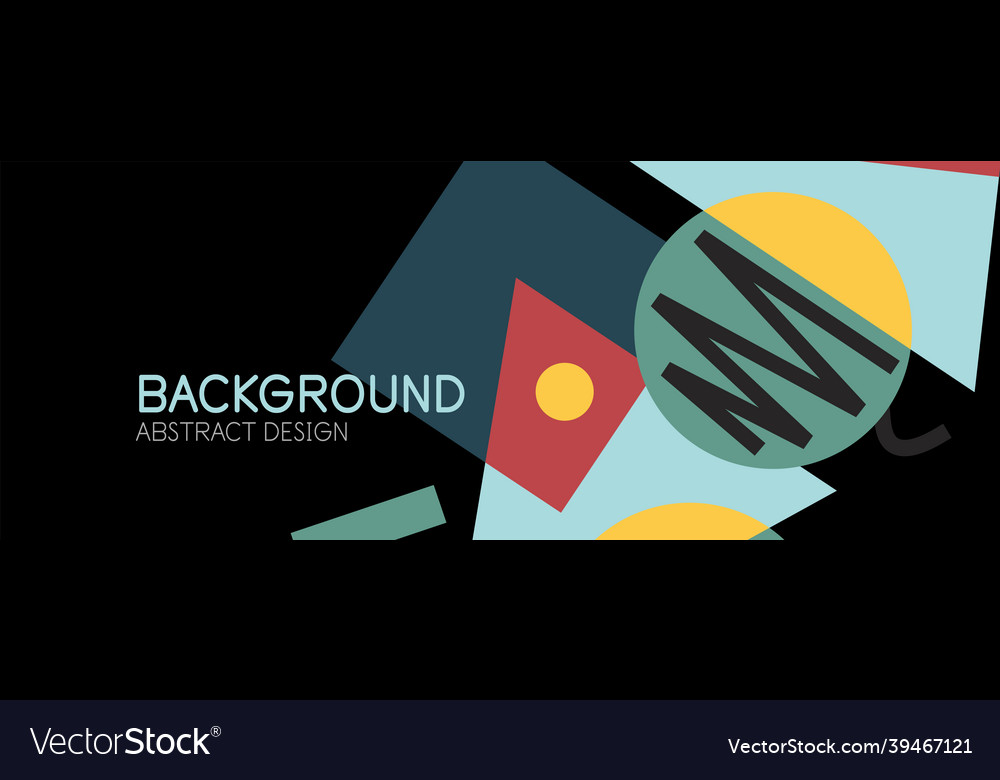 Abstract background blocks lines triangles vector image Abstract background blocks lines triangles