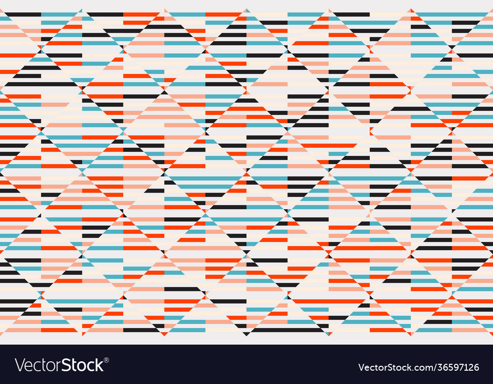 Abstract geometric pattern with transition effect Vector Image Abstract geometric pattern with transition effect