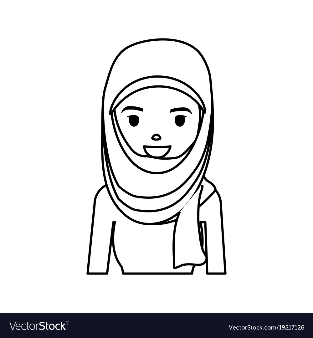 Arab woman cartoon