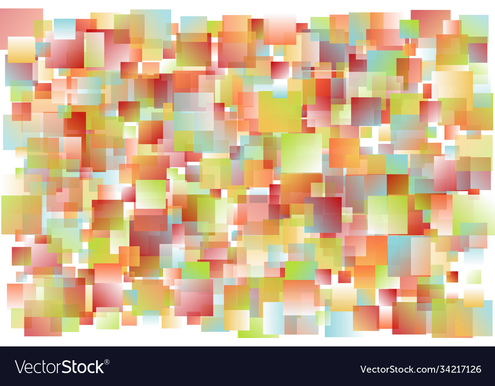 Different size multicolored gradient squares Vector Image Different size multicolored gradient squares
