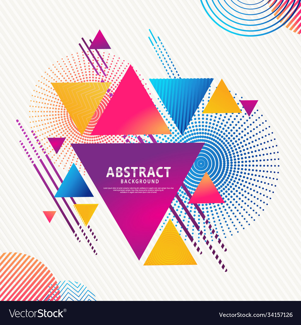Dynamic and futuristic abstract minimalist