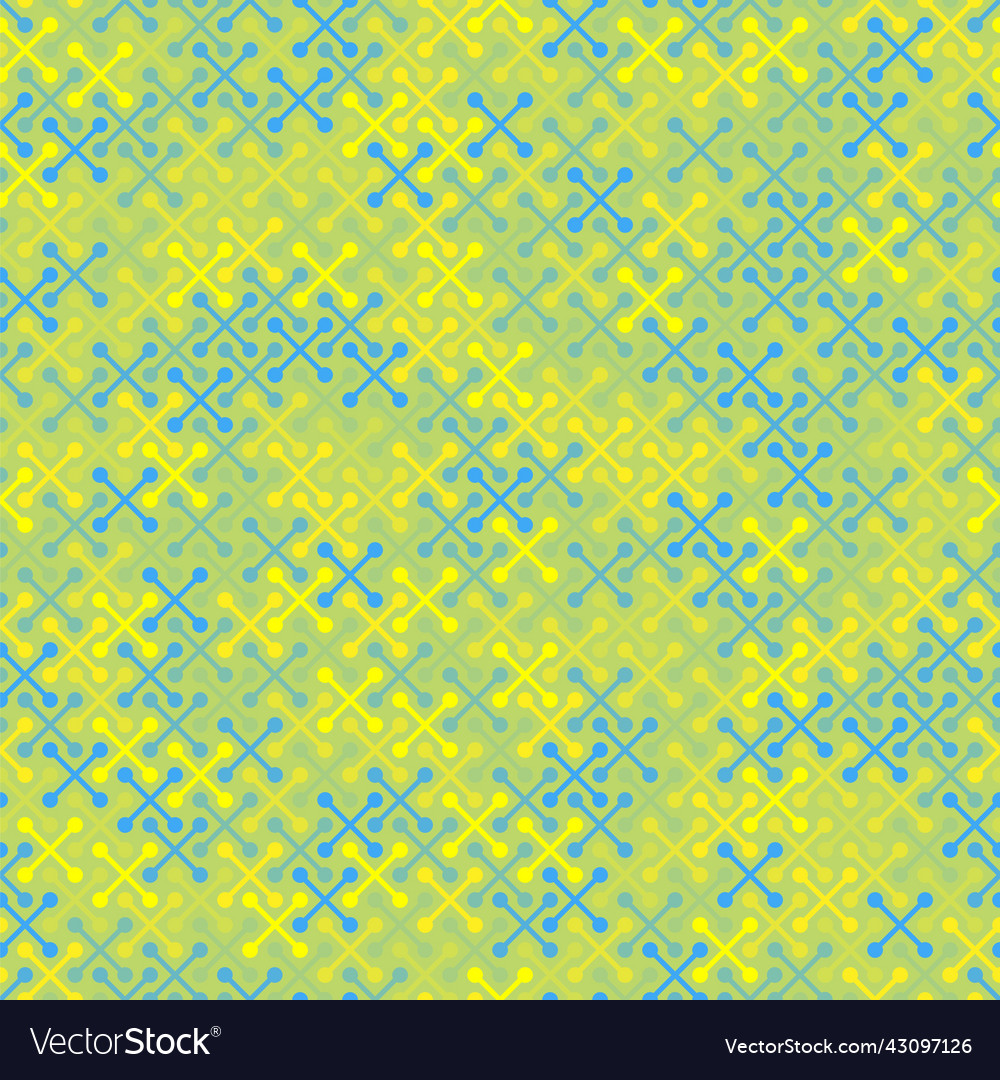 Geometric seamless pattern with simple