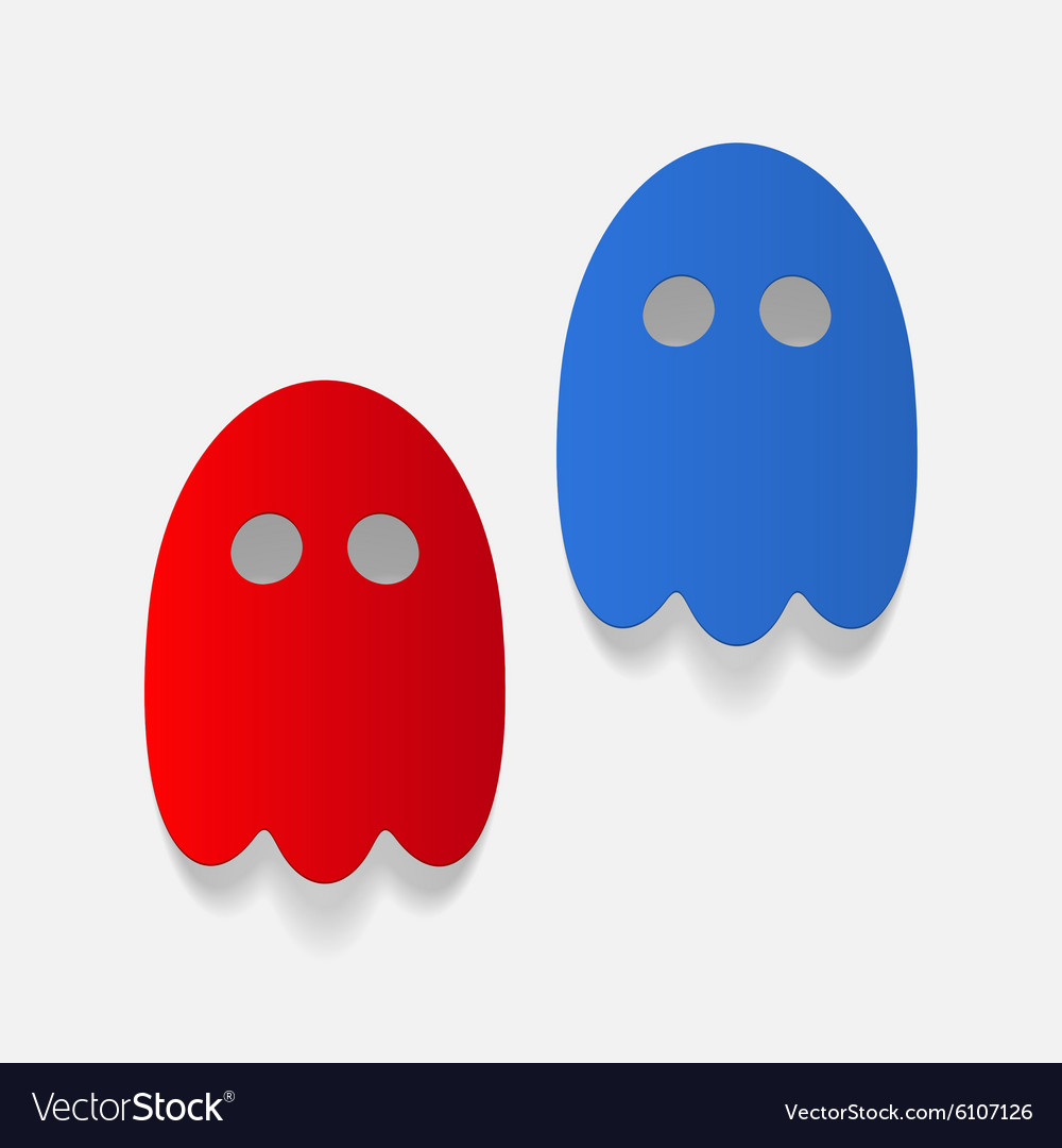 Realistic design element ghost