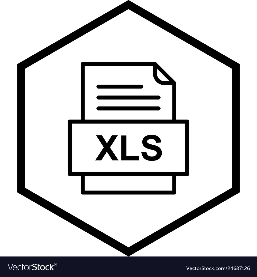 Xls file document icon