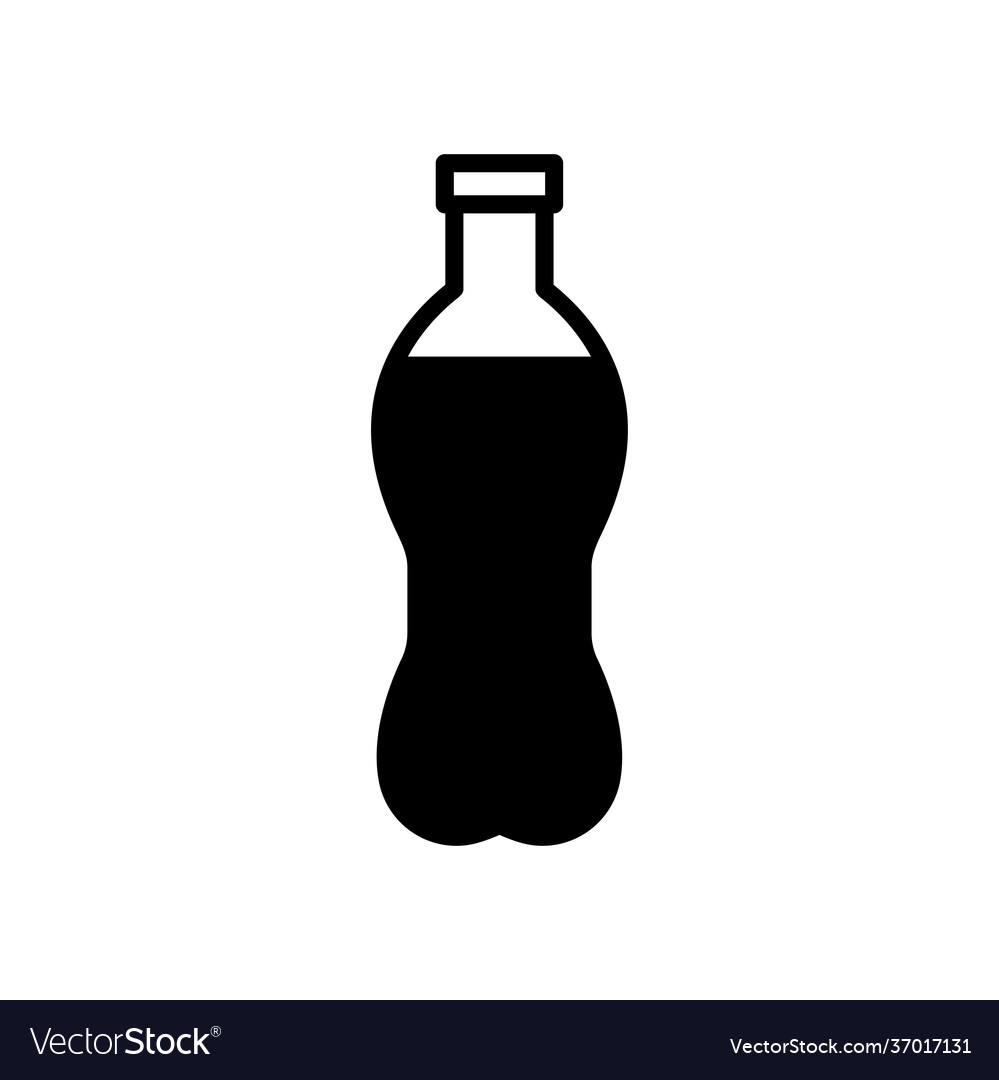 Plastic bottle icon editable stroke design