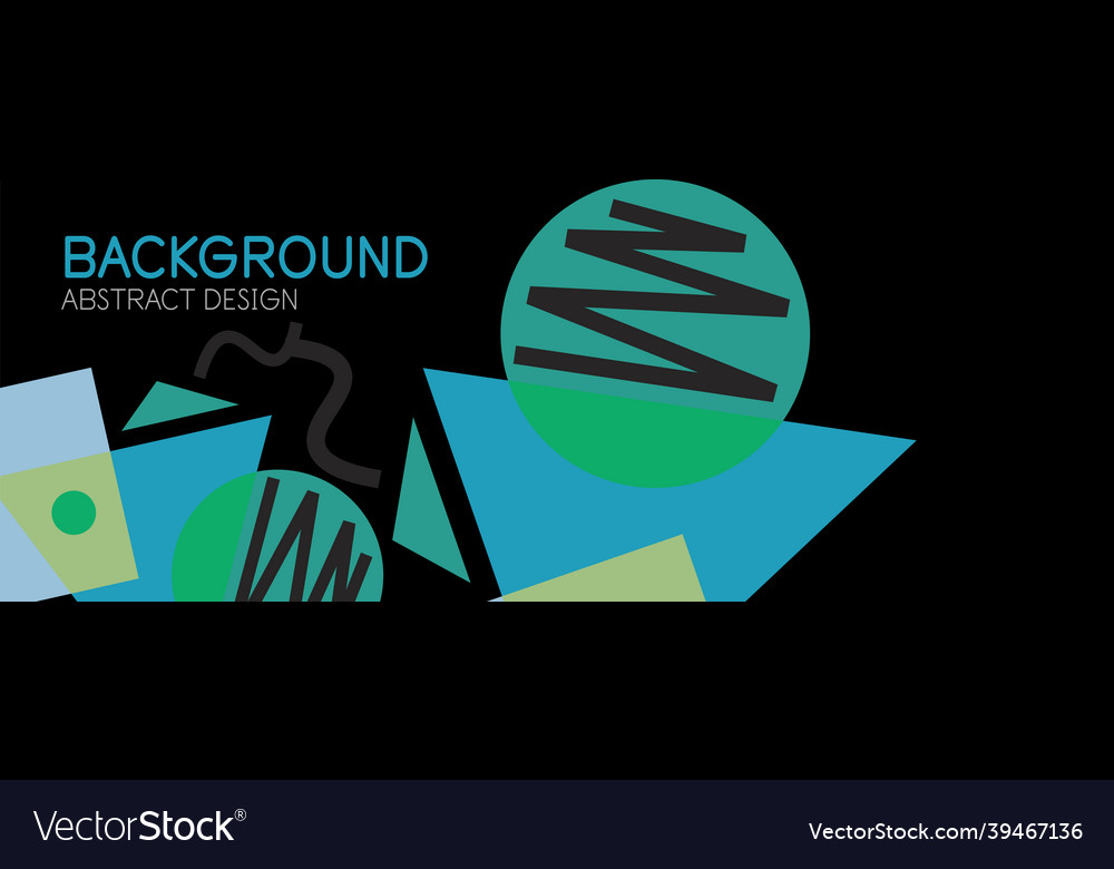 Abstract background blocks lines triangles vector image Abstract background blocks lines triangles