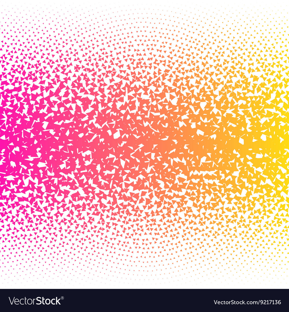 Abstract colorful halftone dots horizontal