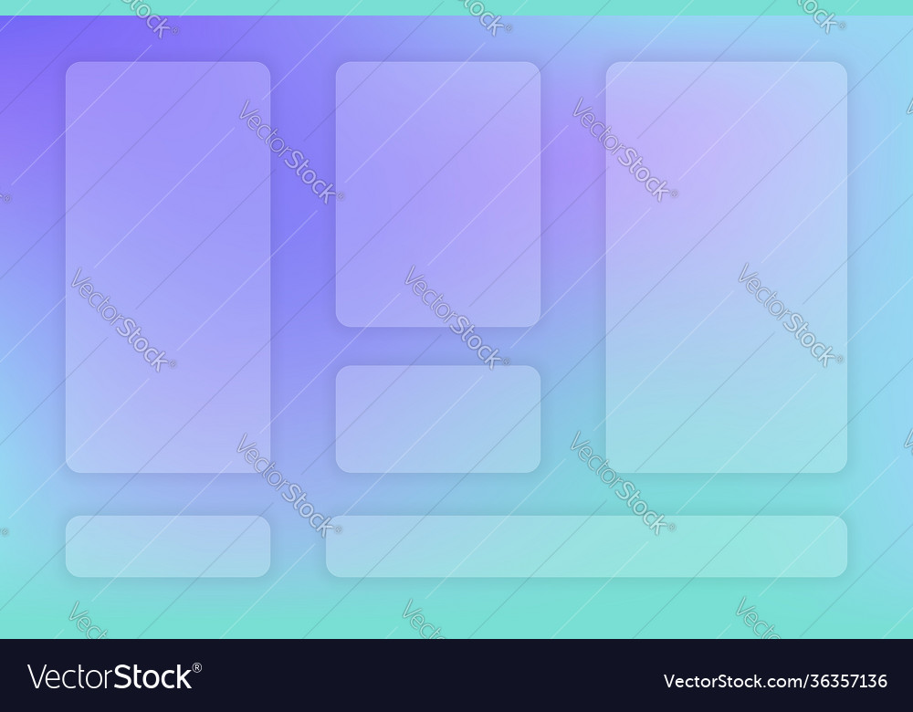 Abstract gradient background transparent frame vector image Abstract gradient background transparent frame