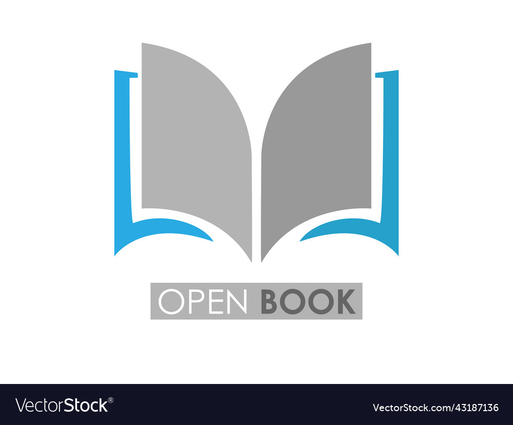 Buch-Symbol für Logo Marke Aufkleber vector image Buch-Symbol für Logo Marke Aufkleber