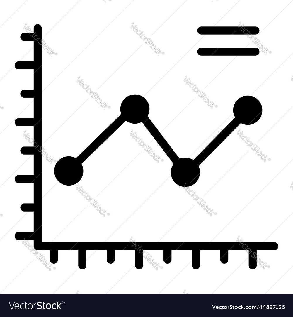 Graph icon user interface as a simple sign