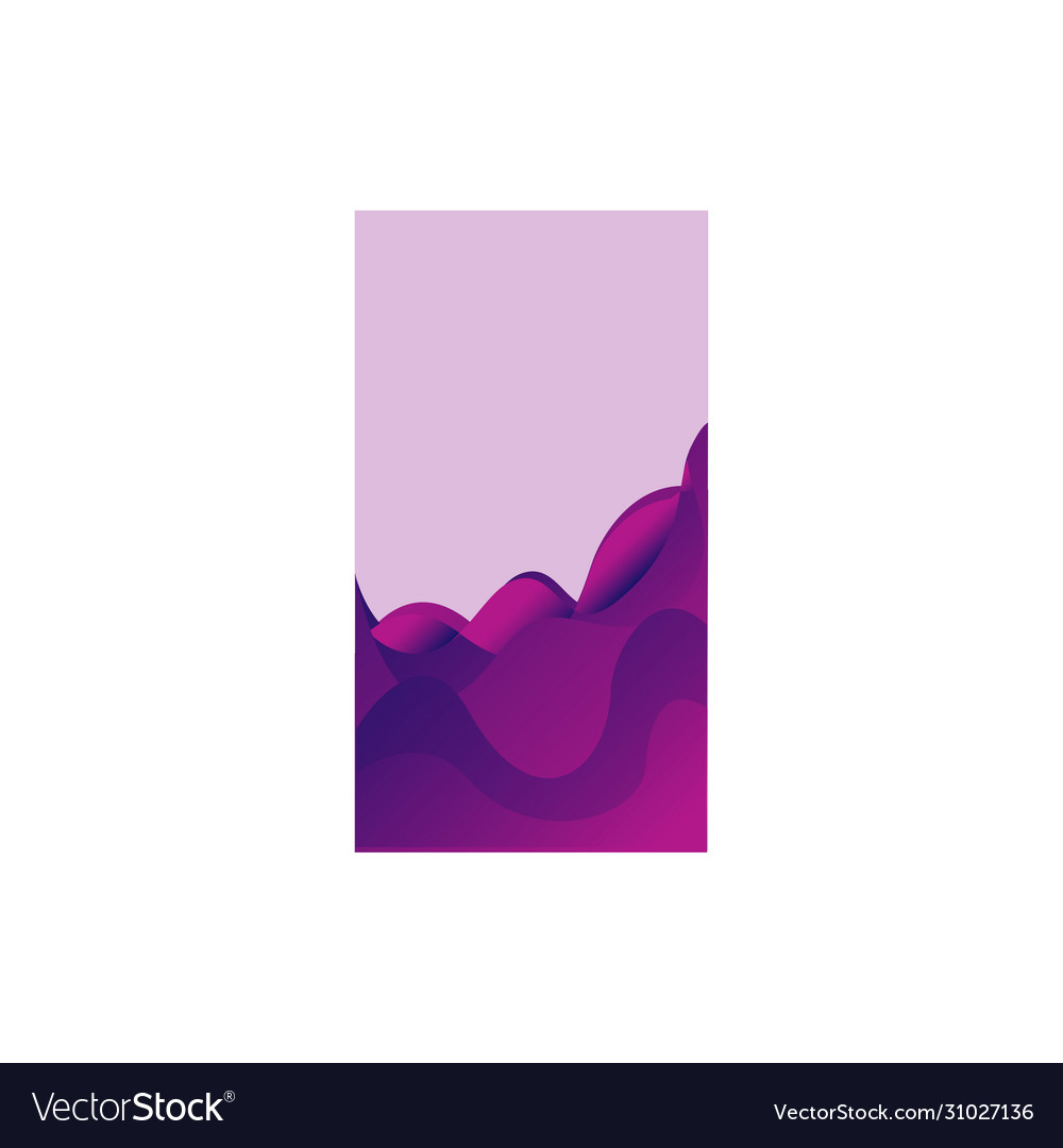 Modern abstract design template with background vector image Modern abstract design template with background