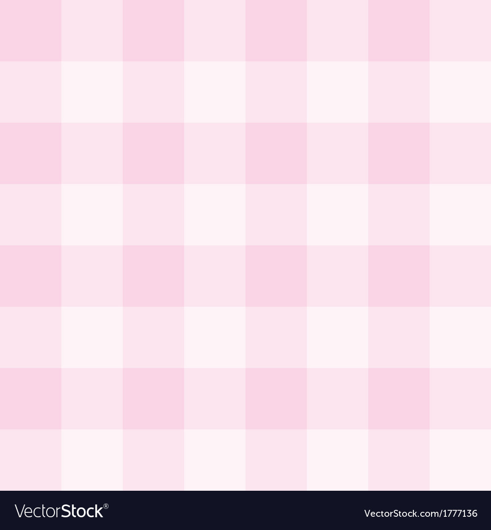 Sticker Seamless light pink gingham check pattern. 