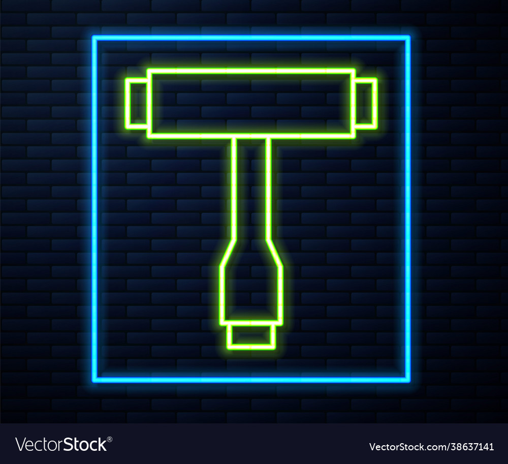 Glowing neon line multi-function all-in-one Vector Image Glowing neon line multi-function all-in-one