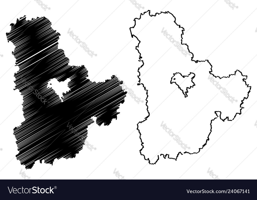 Kiev oblast map