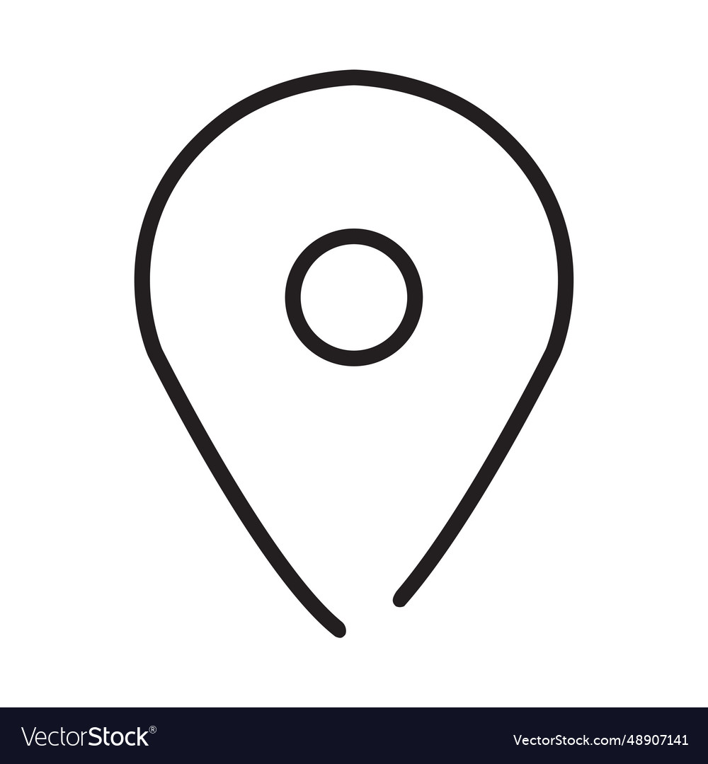 Location picker doodle icon