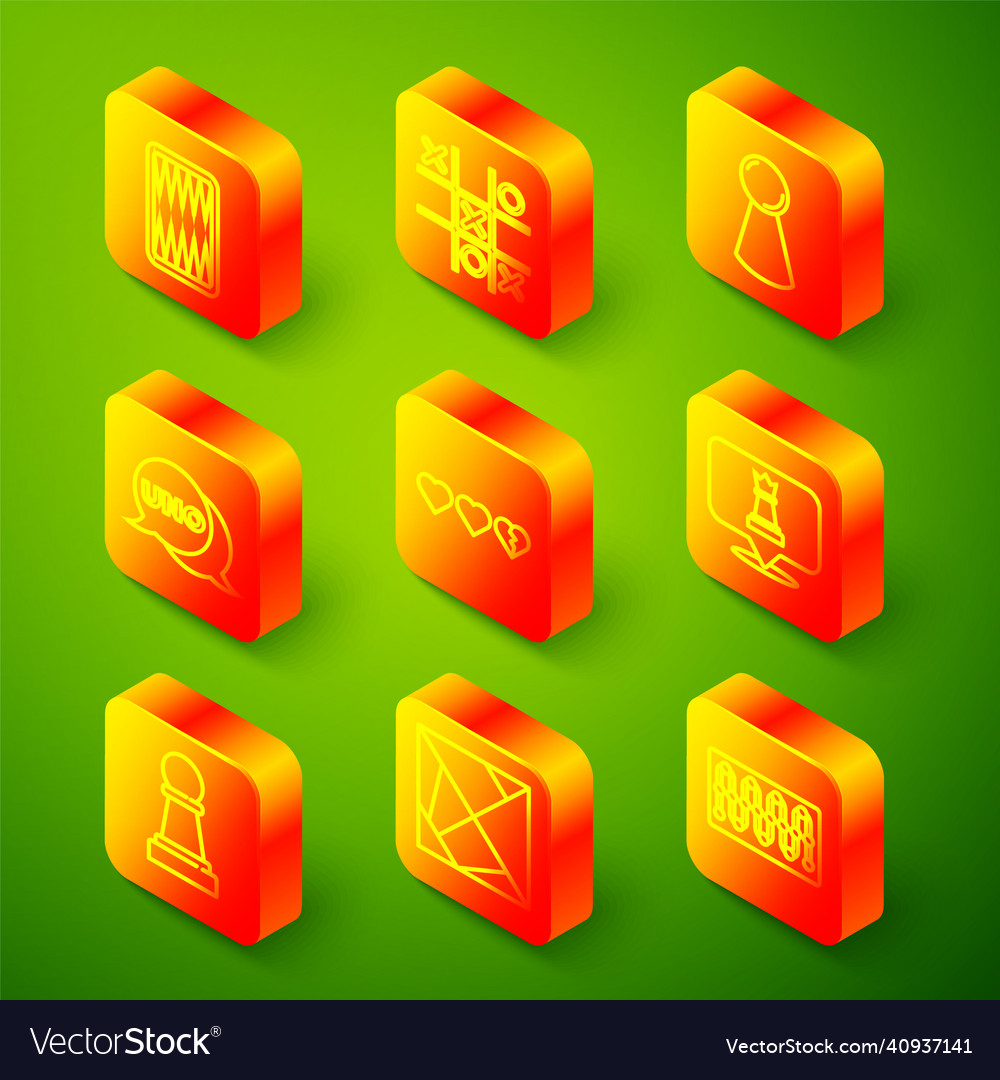 Set line backgammon board tic tac toe game chip vector image Set line backgammon board tic tac toe game chip