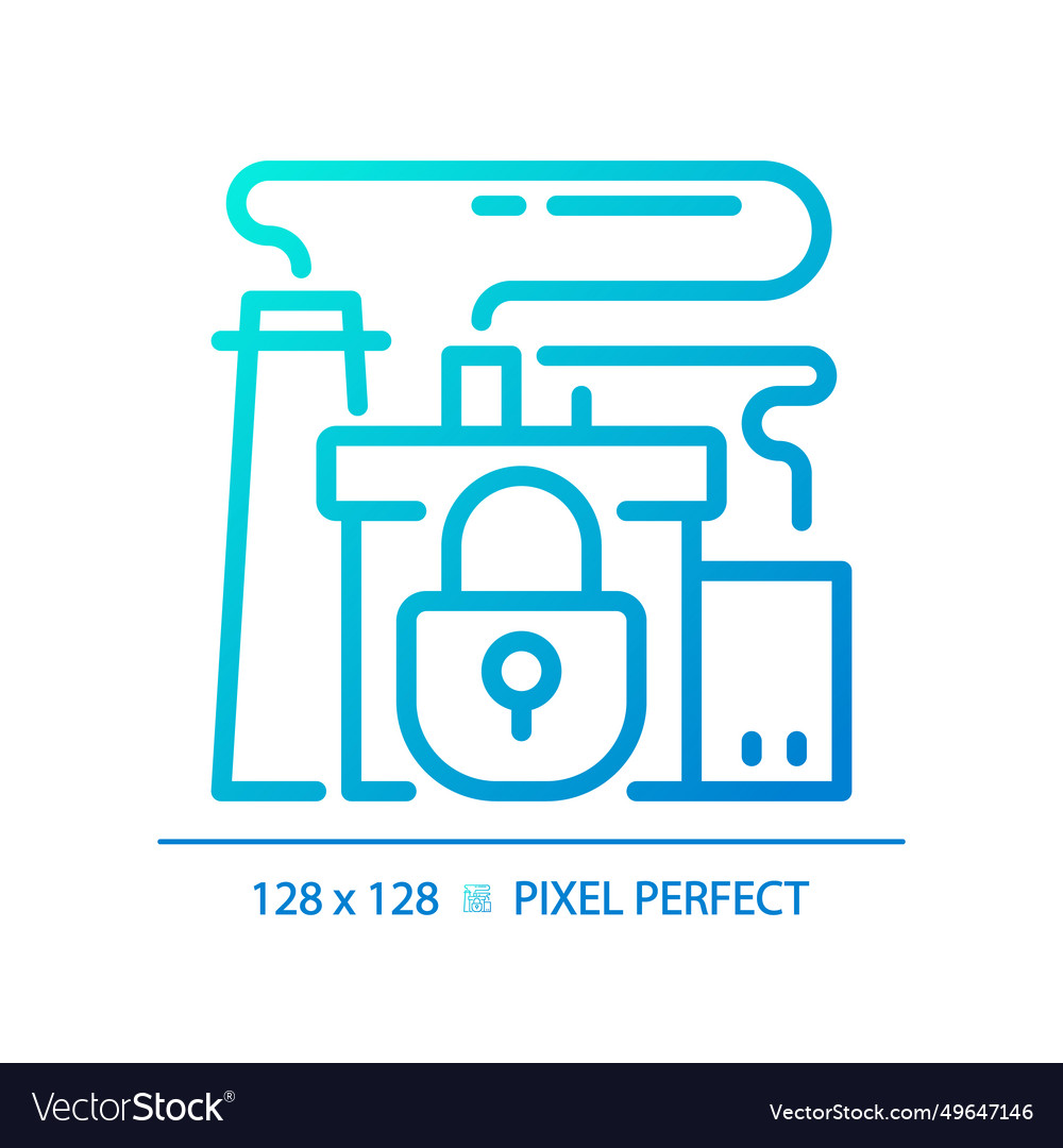 2d thin linear pixel perfect gradient closed