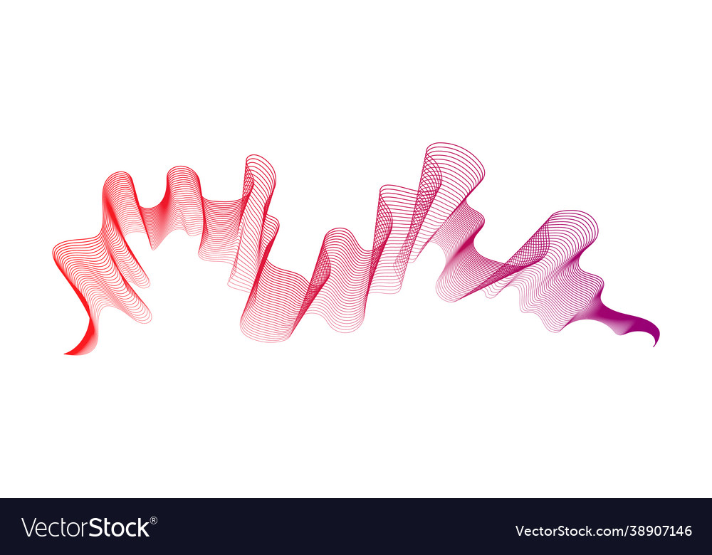 Abstract backdrop with wave gradient lines Vector Image Abstract backdrop with wave gradient lines