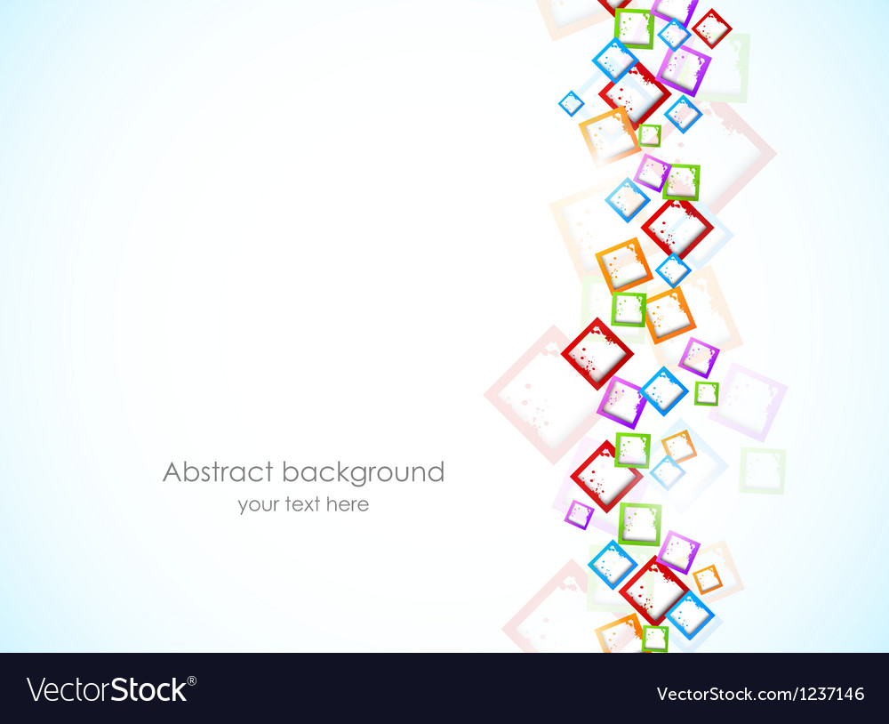 Background with colorful squares