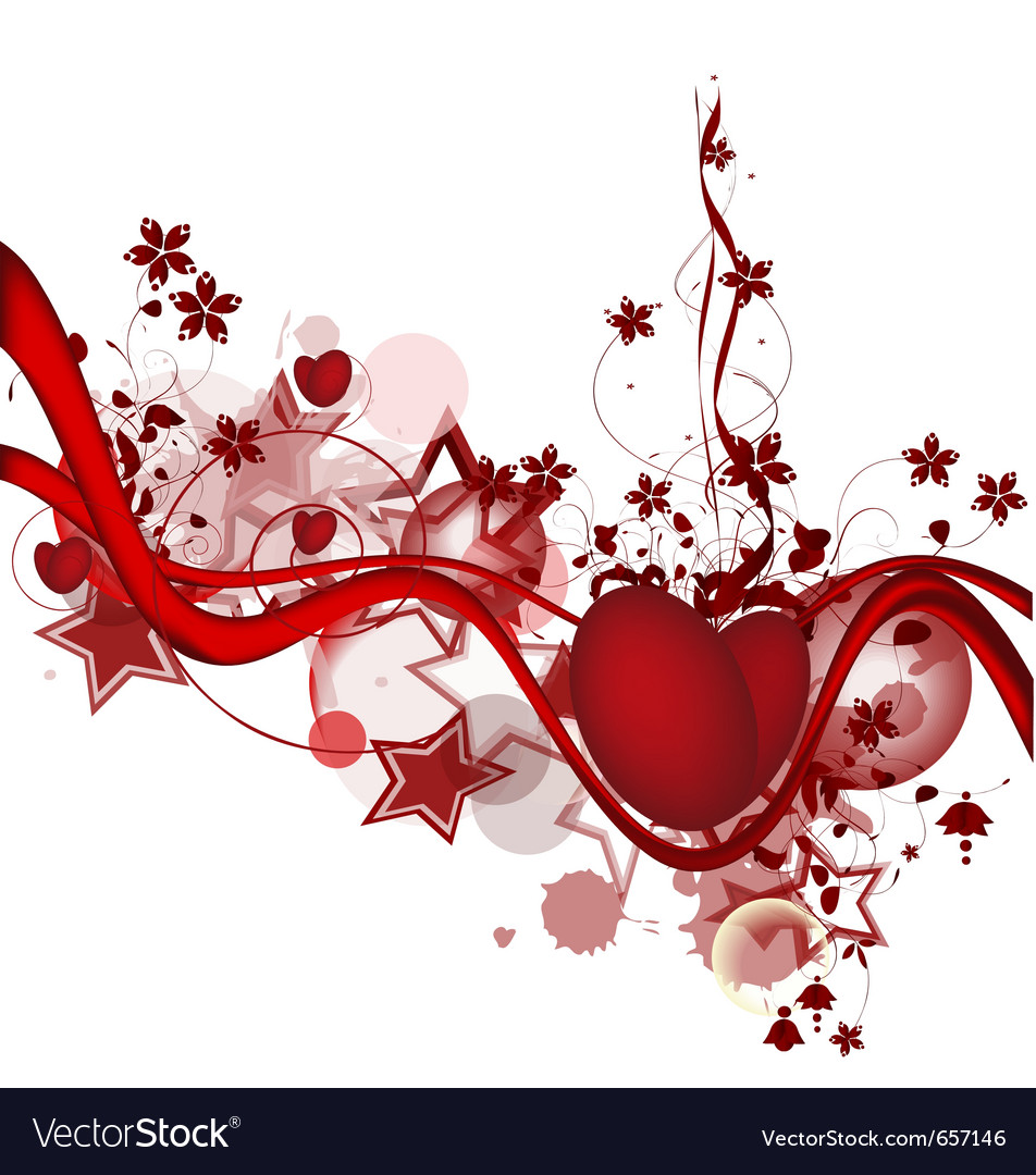 Background with the hearts