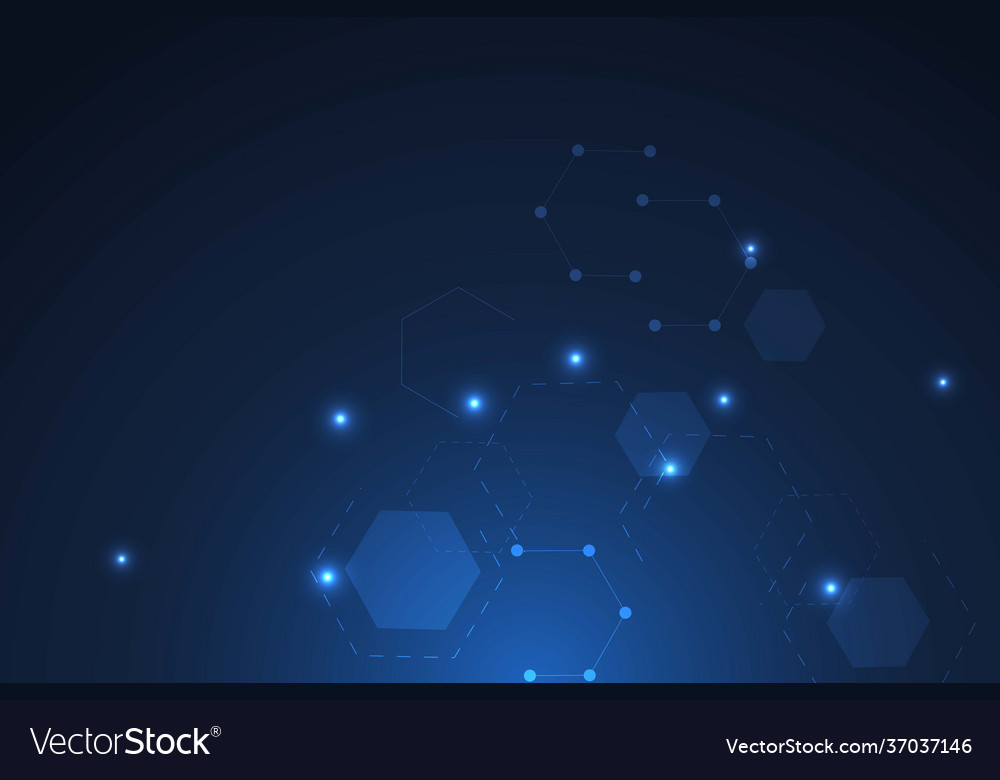Big data visualization background modern vector image Big data visualization background modern