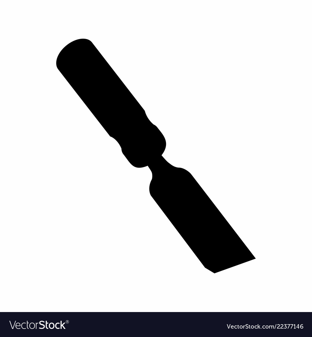 Chisel dark silhouette