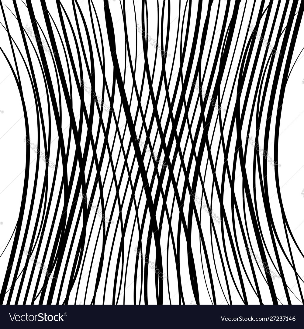 Stretch grid mesh waving wavy intersect lines